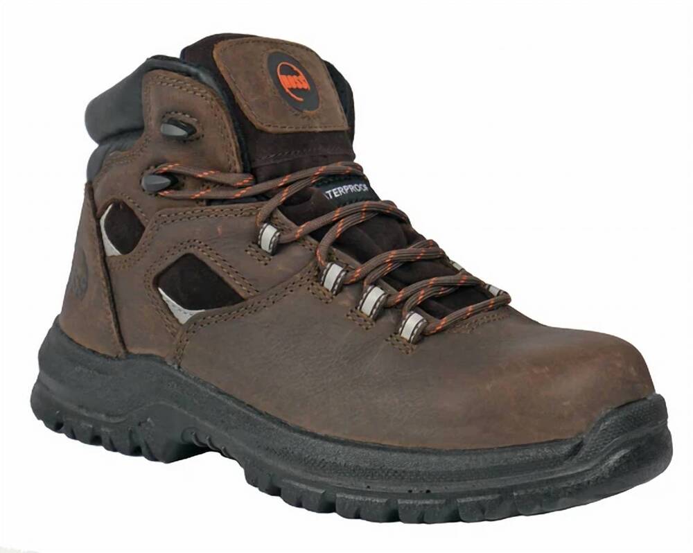 NEW HOSS BOOT COMPANY men's lorne 6'' water proof safety boots in brown